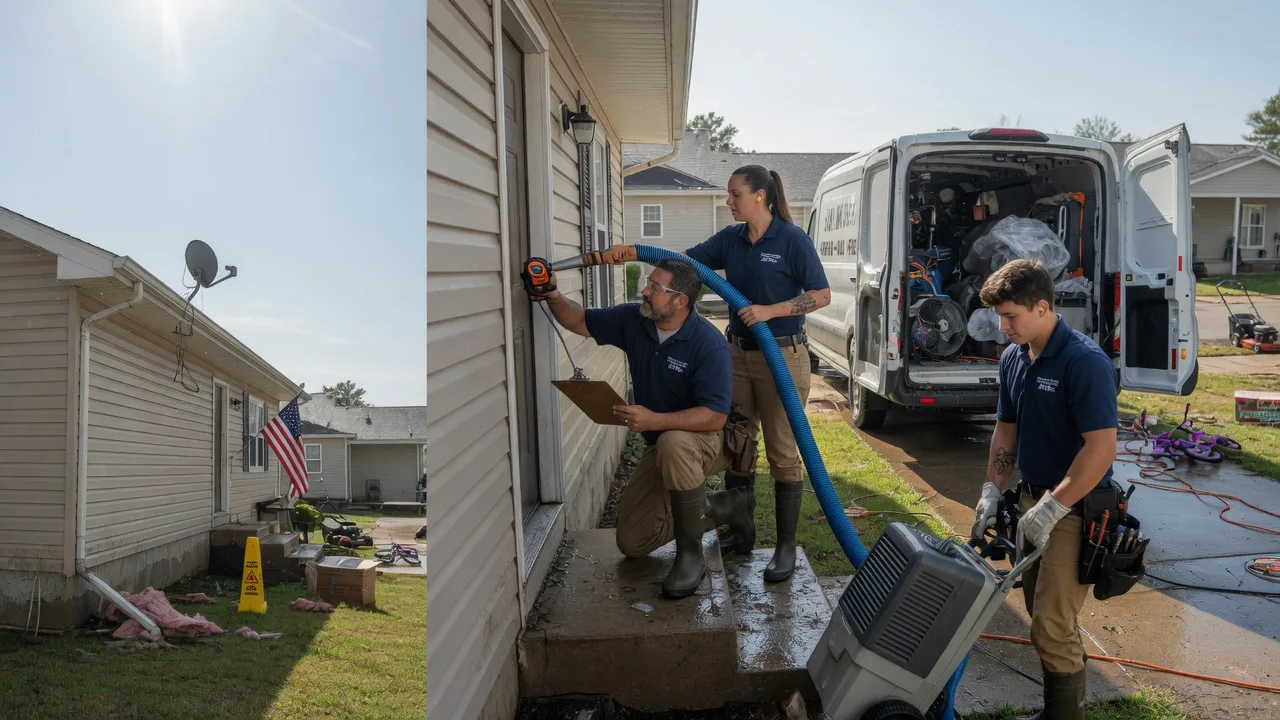 Ceiling Water Damage Restoration in Woodville, WI near me